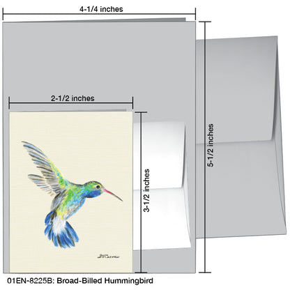 Broad-Billed Hummingbird, Greeting Card (8225B)