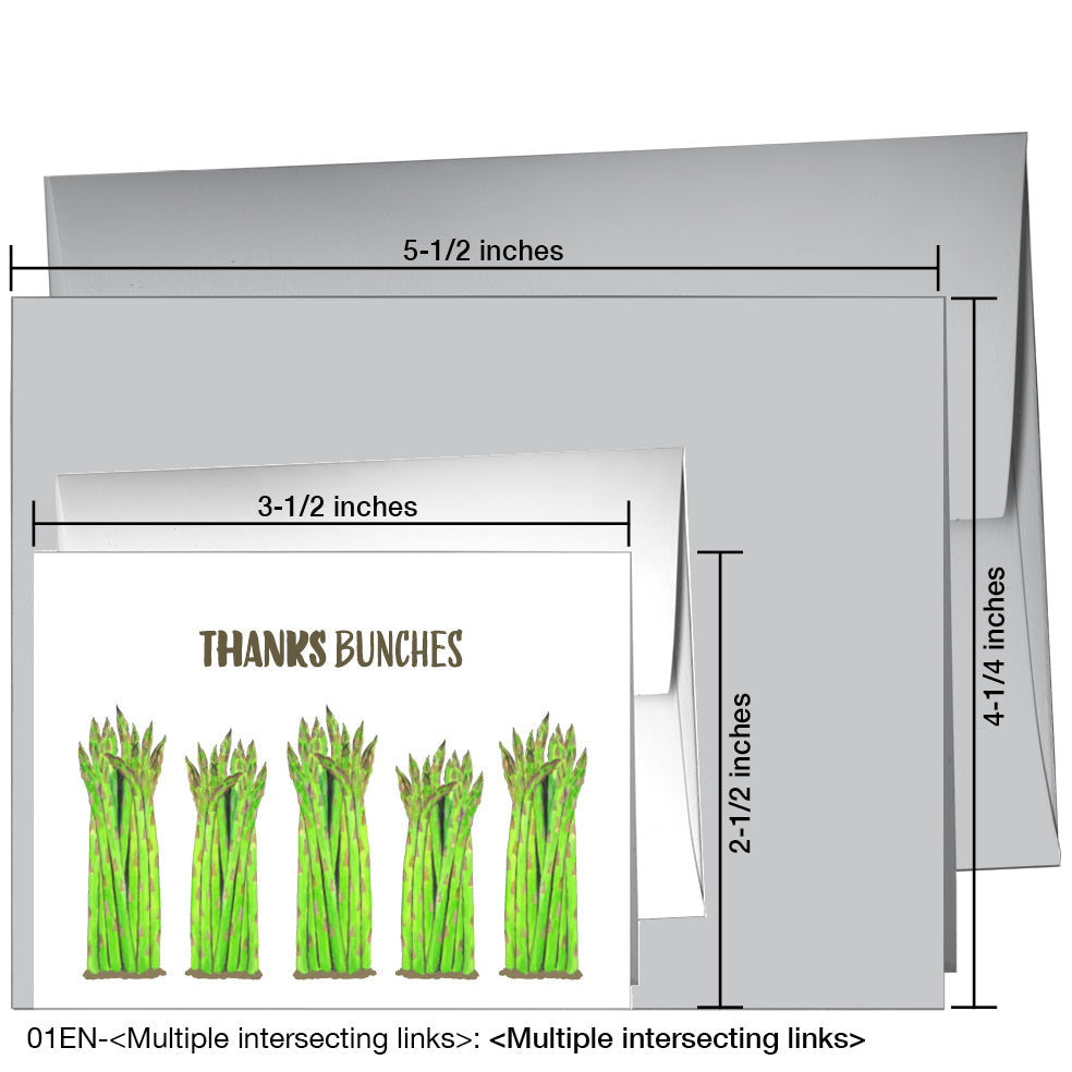 Asparagus Bundle, Greeting Card (8240A)