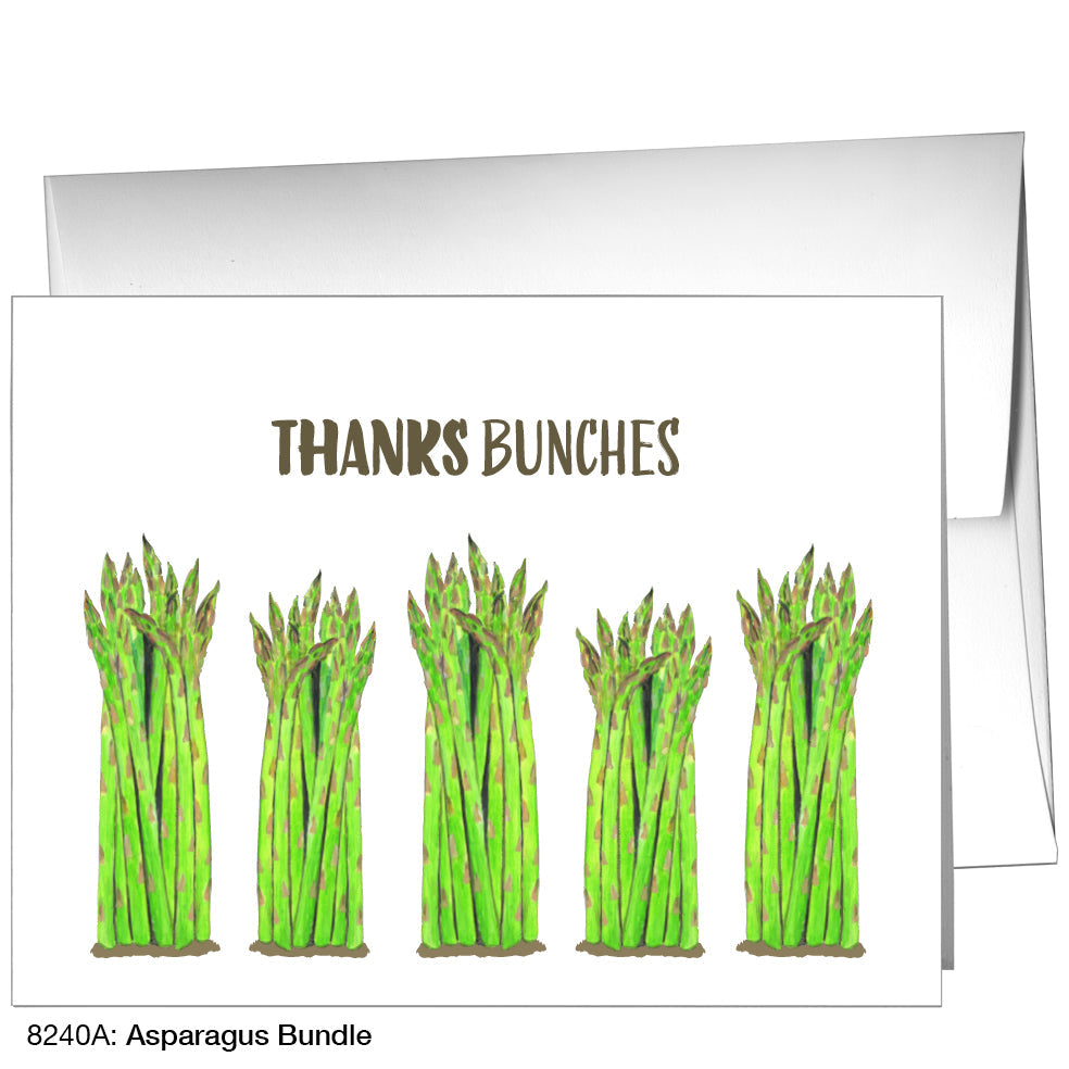 Asparagus Bundle, Greeting Card (8240A)