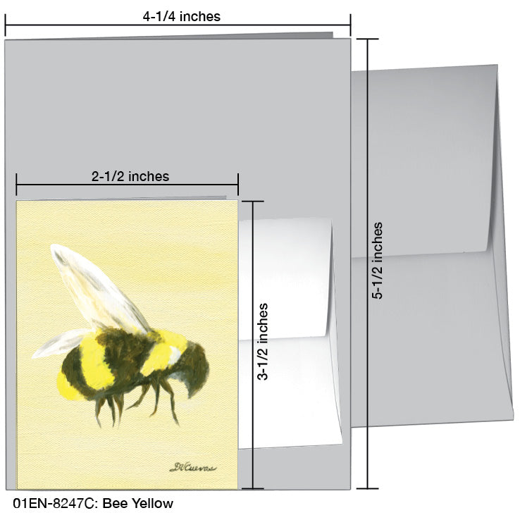 Bee Yellow, Greeting Card (8247C)