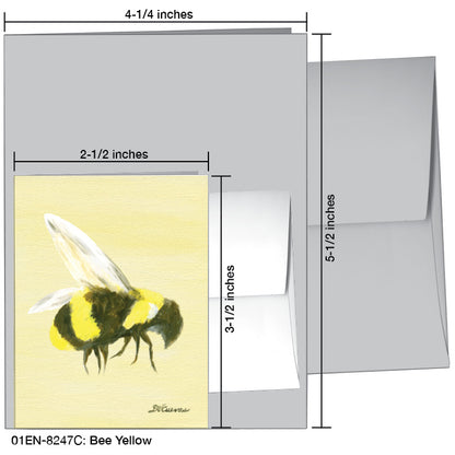 Bee Yellow, Greeting Card (8247C)