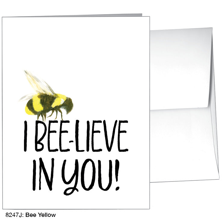 Bee Yellow, Greeting Card (8247J)