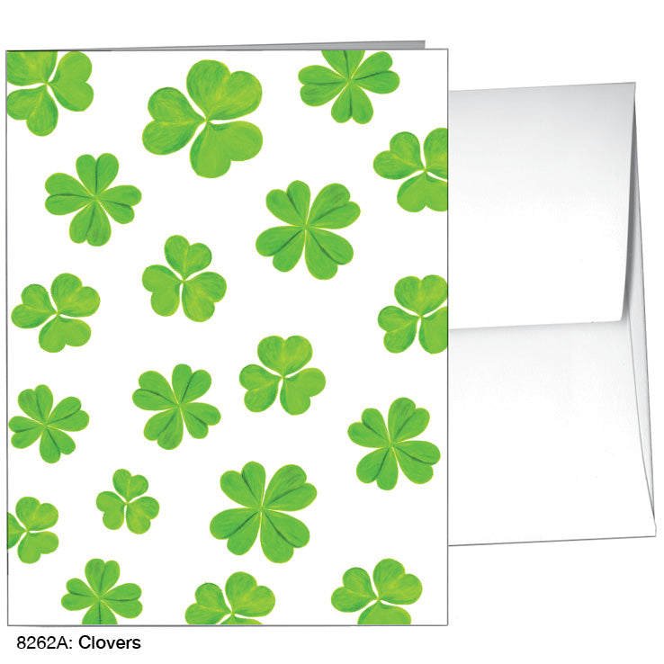 Clovers, Greeting Card (8262A)