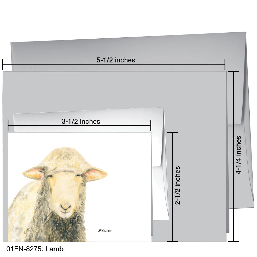 Lamb, Greeting Card (8275)