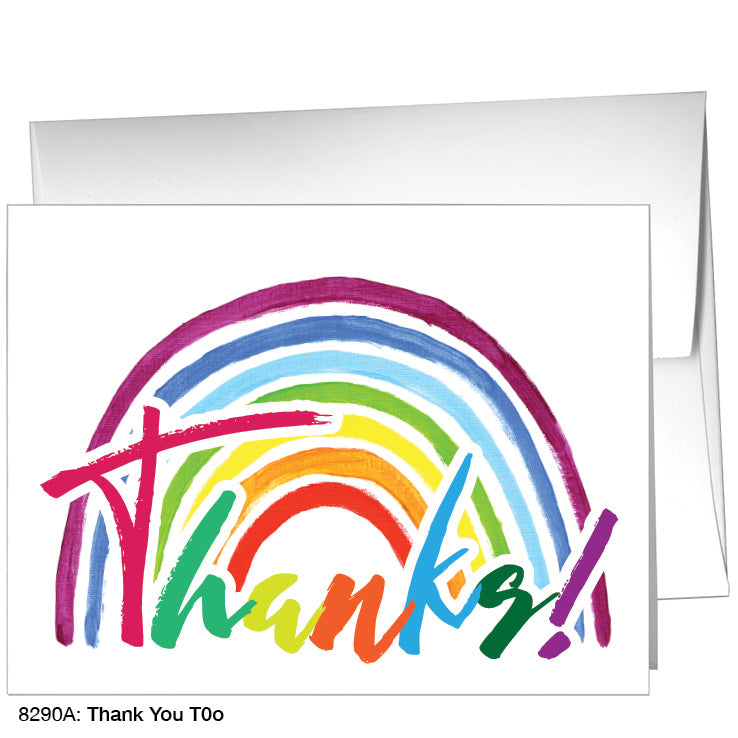 Thank You Too, Greeting Card (8290A)