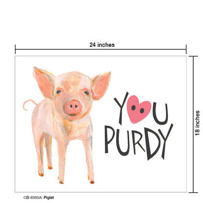 Piglet, Card Board (8305A)