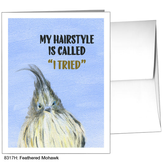 Feather Mohawk, Greeting Card (8317H)