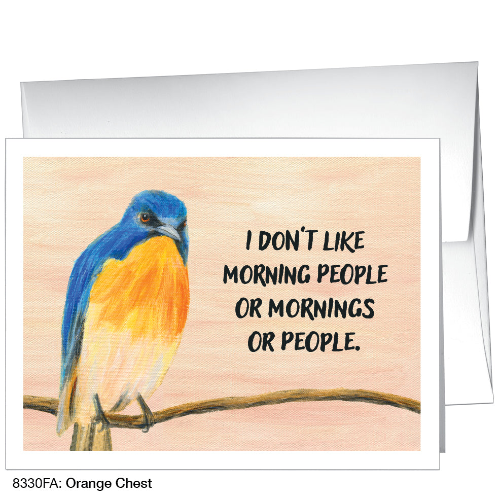 Orange Chest, Greeting Card (8330FA)