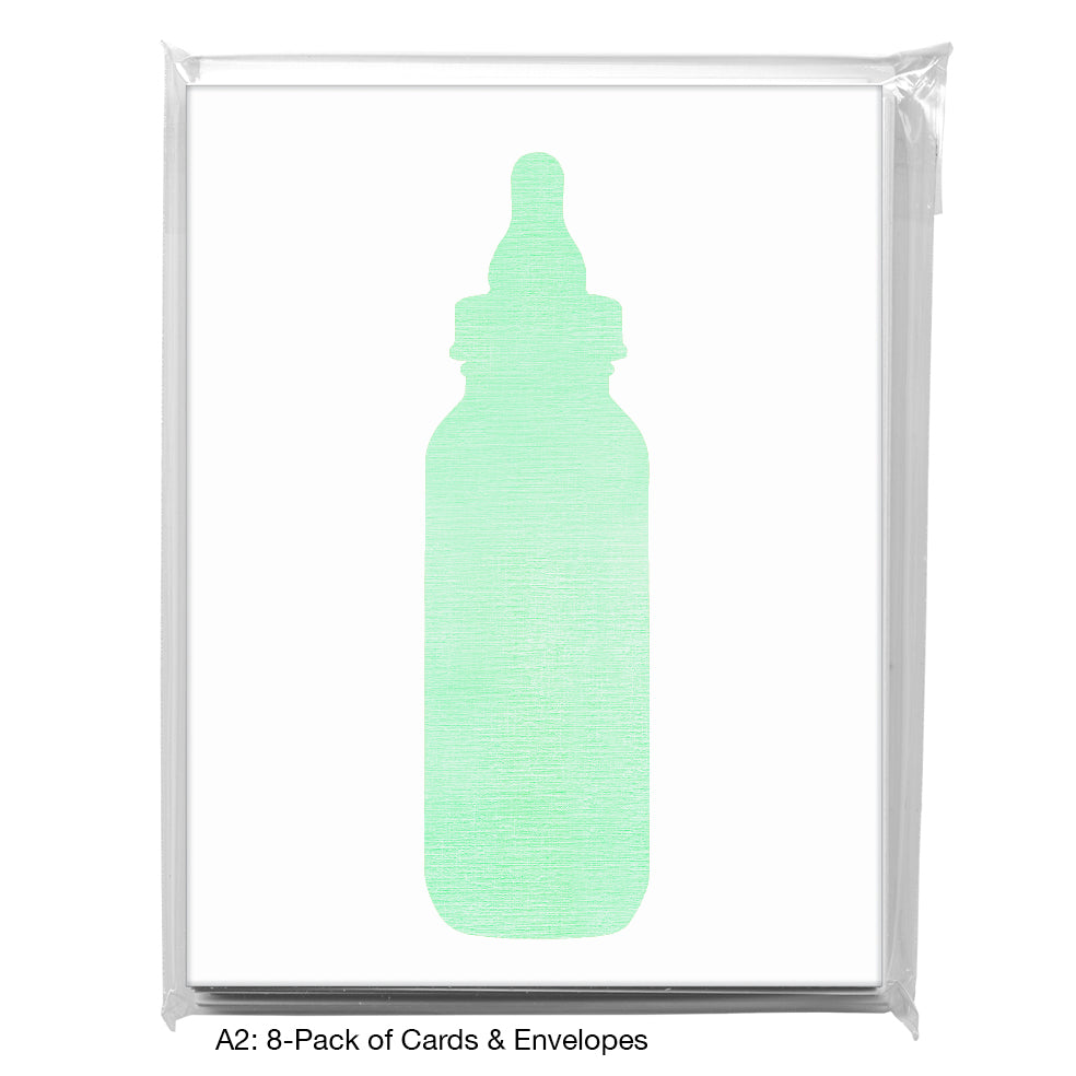 Bottle For Baby, Greeting Card (8346B)