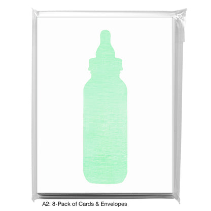 Bottle For Baby, Greeting Card (8346B)