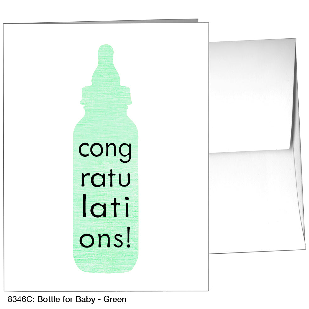 Bottle For Baby, Greeting Card (8346C)