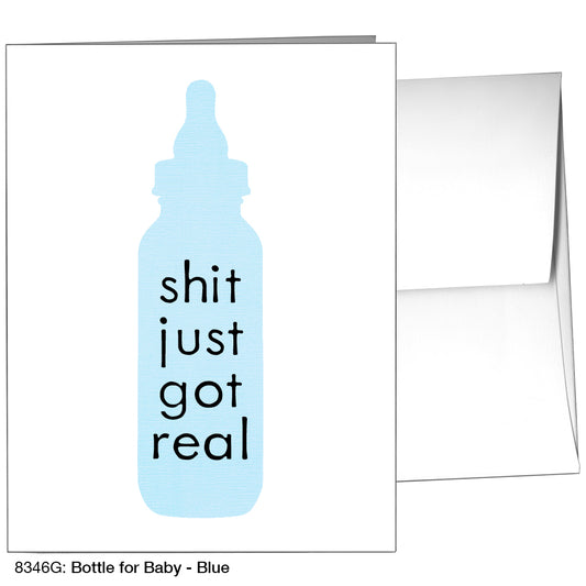 Bottle For Baby, Greeting Card (8346G)