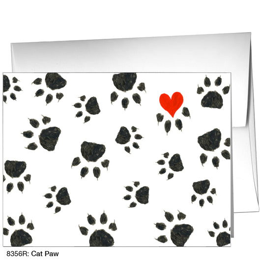 Cat Paw, Greeting Card (8356R)