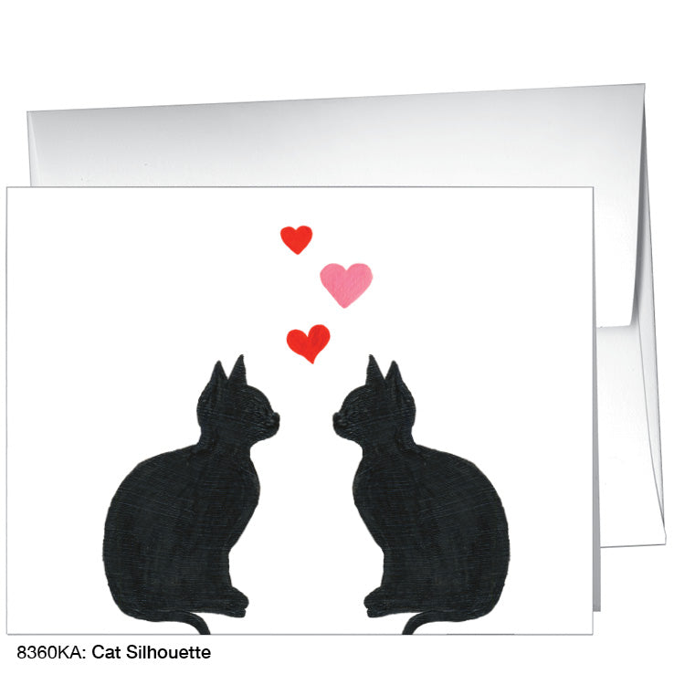 Cat Silhouette, Greeting Card (8360KA)