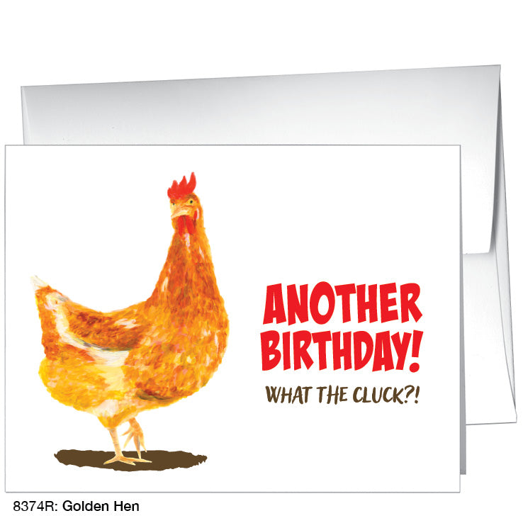 Golden Hen, Greeting Card (8374R)