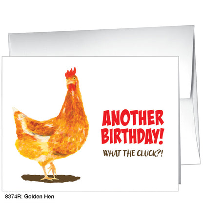 Golden Hen, Greeting Card (8374R)