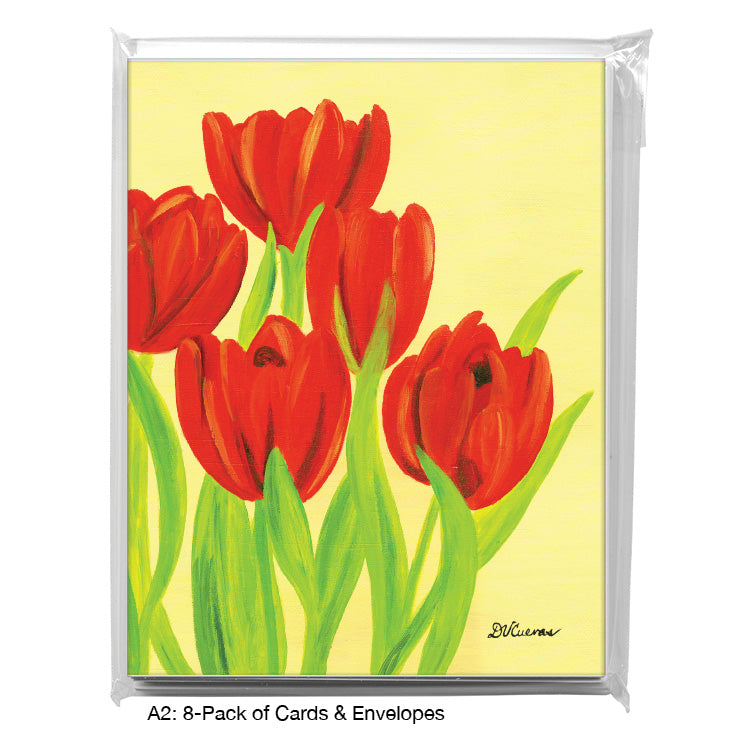 Tulip Square, Greeting Card (8378A)