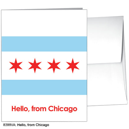 Hello, From Chicago, Greeting Card (8399VA)