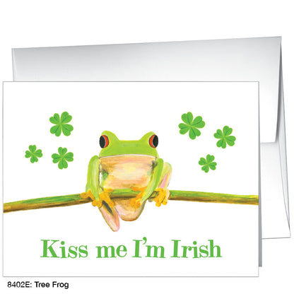 Tree Frog, Greeting Card (8402E)