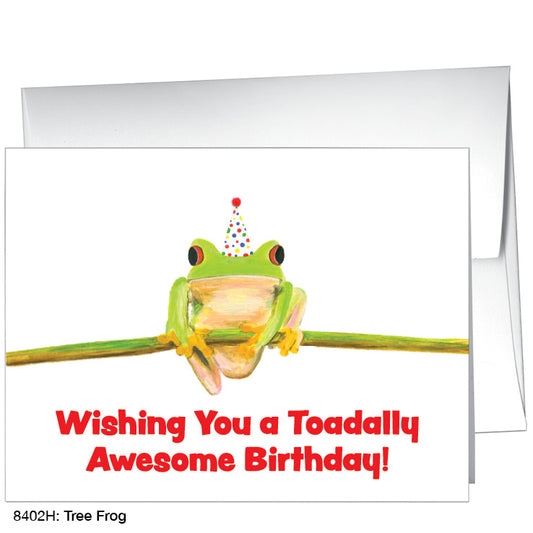 Tree Frog, Greeting Card (8402H)