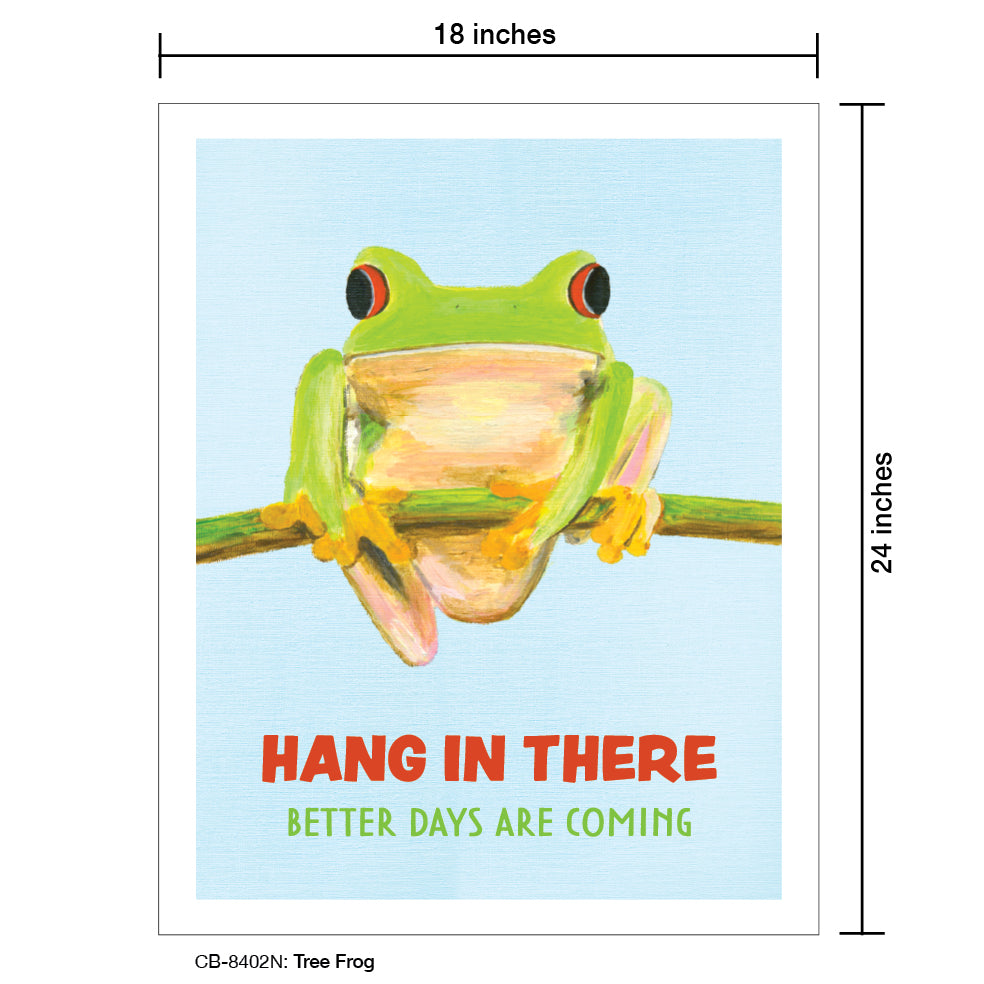 Tree Frog, Card Board (8402N)