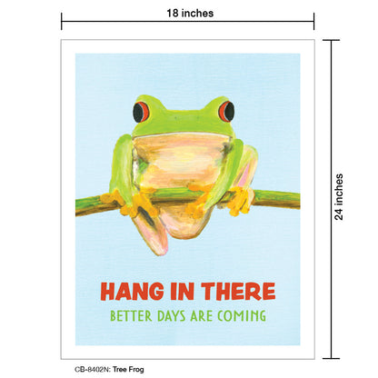 Tree Frog, Card Board (8402N)