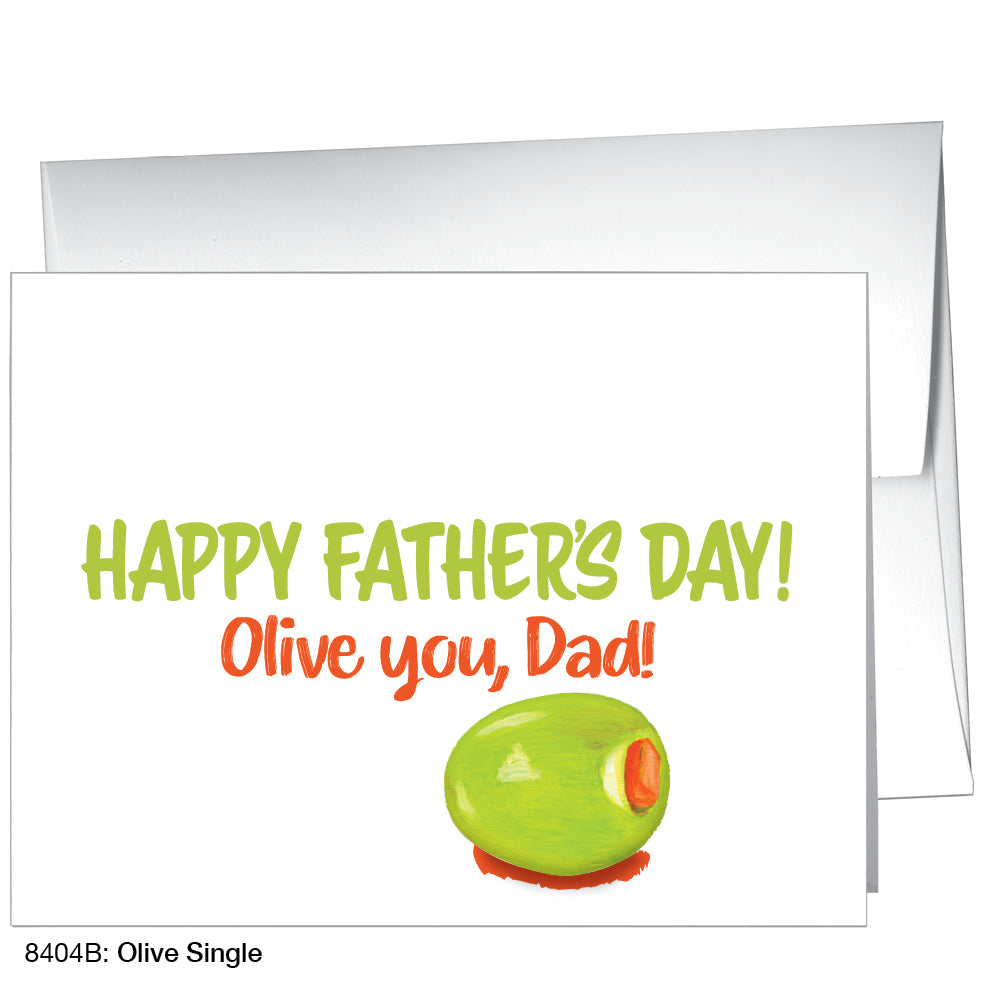 Olive Single, Greeting Card (8404B)