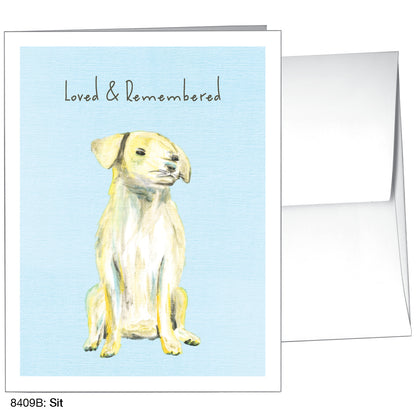 Sit, Greeting Card (8409B)