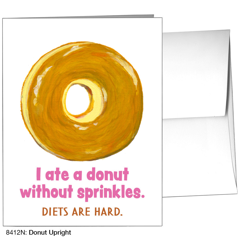 Donut Upright, Greeting Card (8412N)