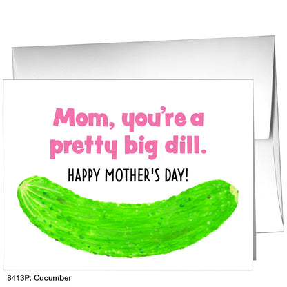 Cucumber, Greeting Card (8413P)