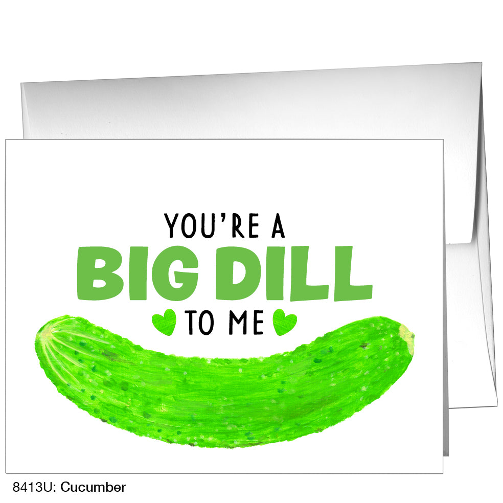 Cucumber, Greeting Card (8413U)