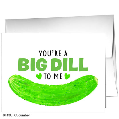 Cucumber, Greeting Card (8413U)