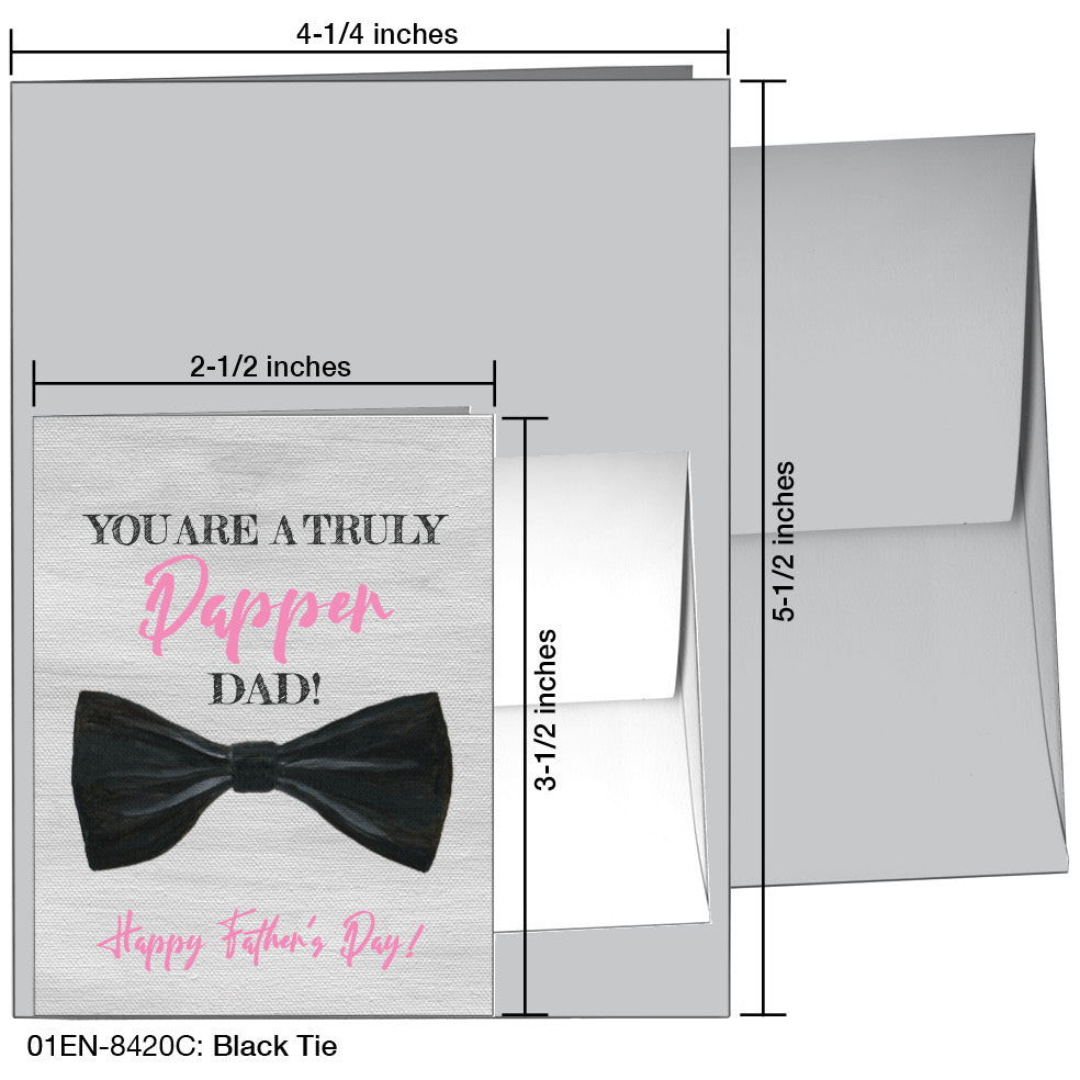 Black Tie, Greeting Card (8420C)