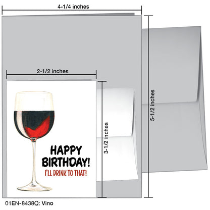 Vino, Greeting Card (8438Q)