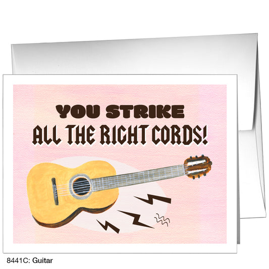 Guitar, Greeting Card (8441C)