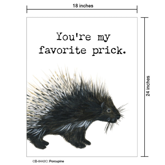 Porcupine, Card Board (8442C)