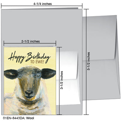 Wool, Greeting Card (8443DA)