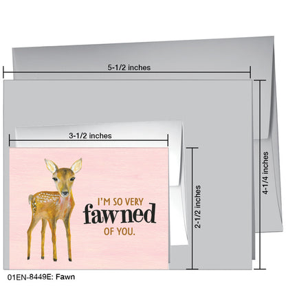 Fawn, Greeting Card (8449E)