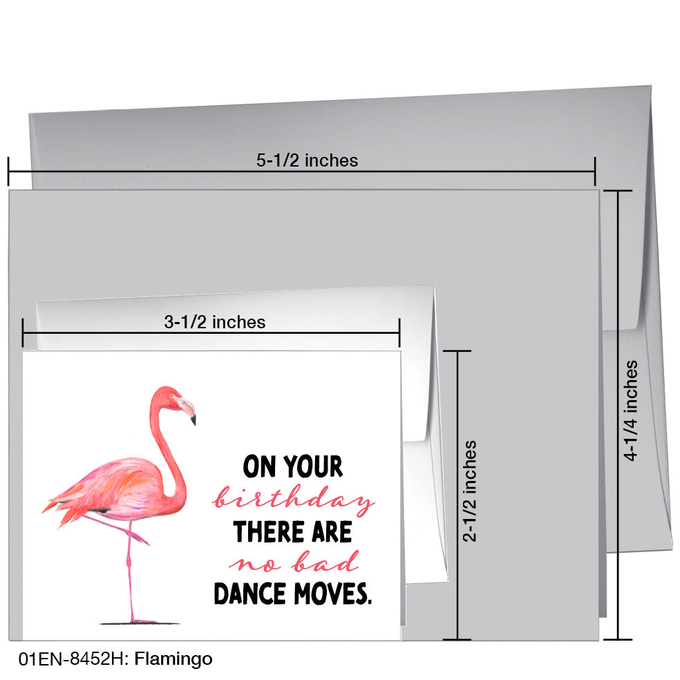 Flamingo, Greeting Card (8452H)