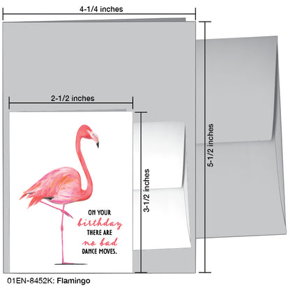 Flamingo, Greeting Card (8452K)