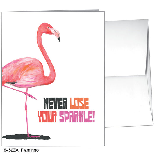 Flamingo, Greeting Card (8452ZA)