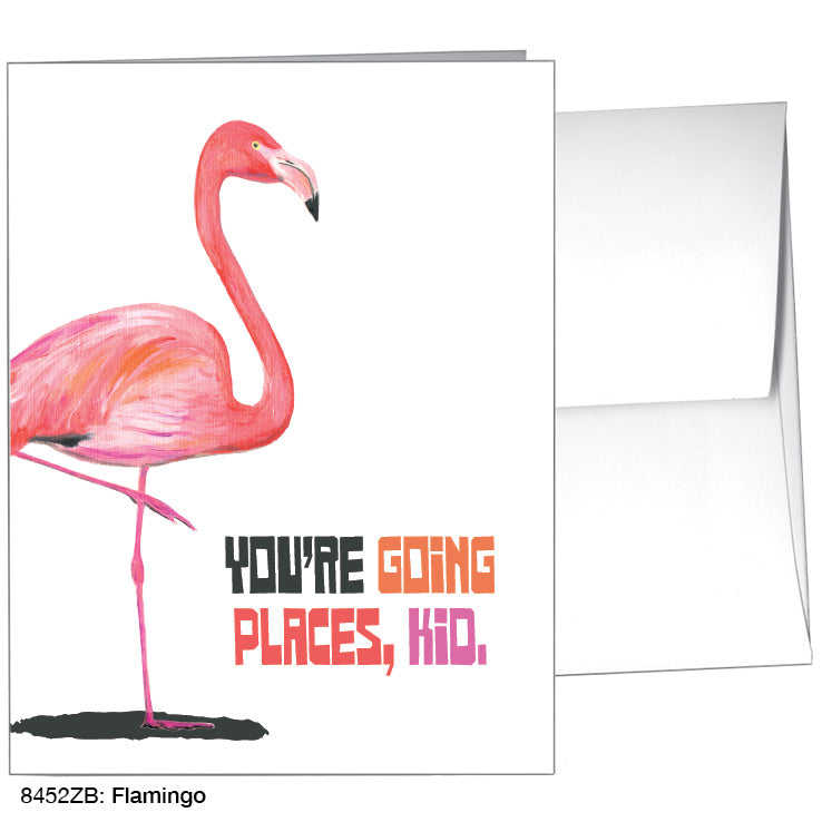 Flamingo, Greeting Card (8452ZB)