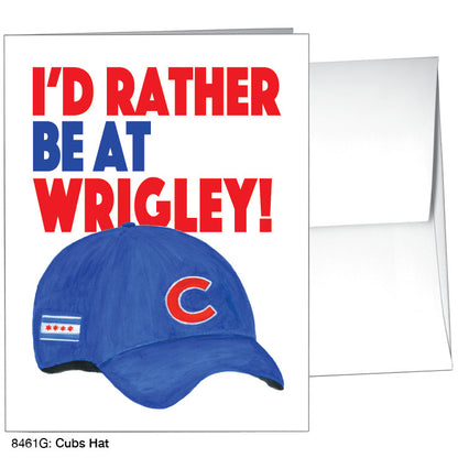 Cubs Hat, Greeting Card (8461G)