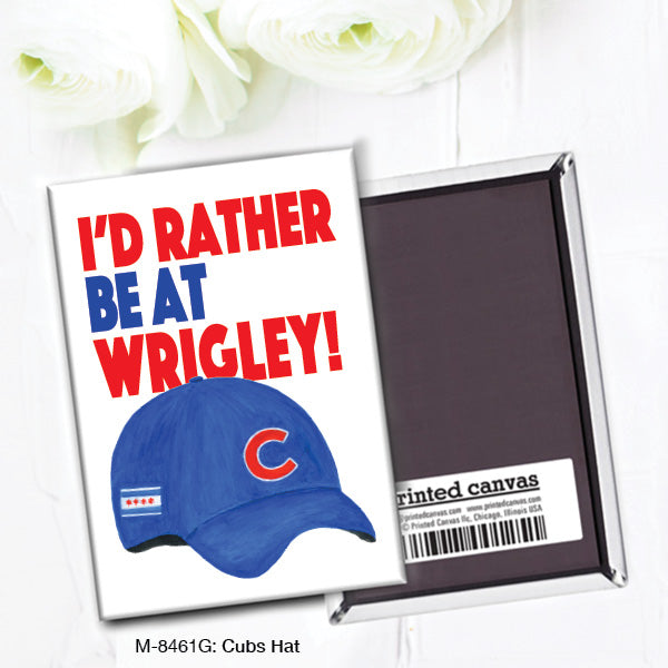 Cubs Hat, Chicago, Magnet (8461G)