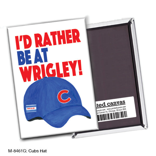 Cubs Hat, Chicago, Magnet (8461G)