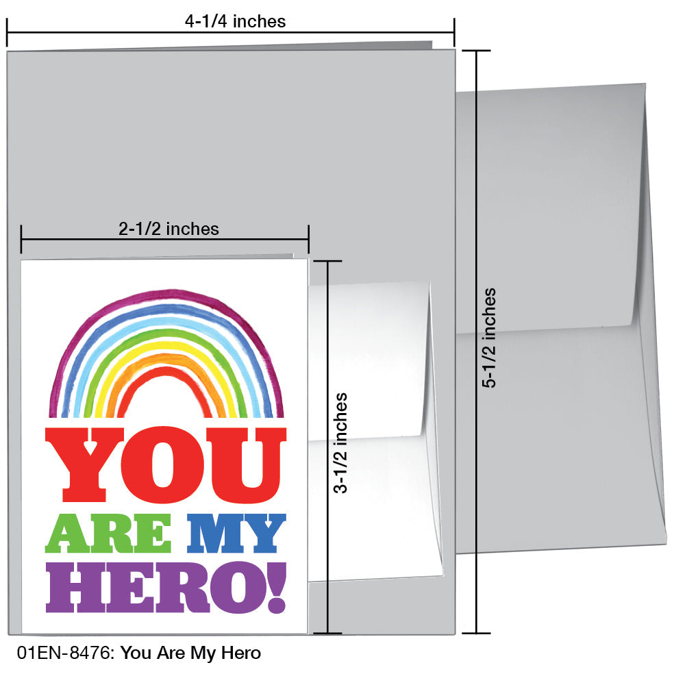 You Are My Hero, Greeting Card (8476)