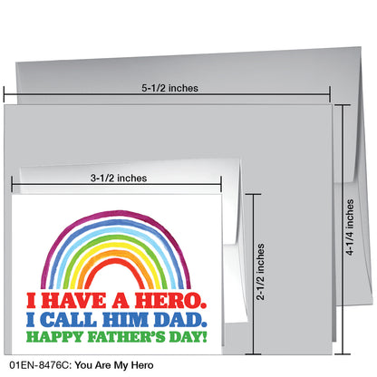 You Are My Hero, Greeting Card (8476C)