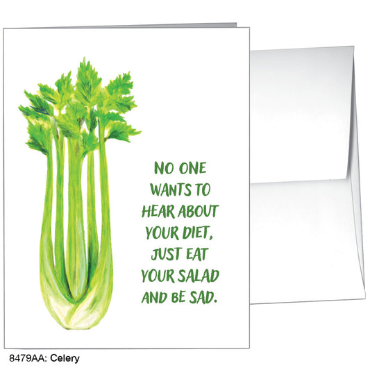 Celery, Greeting Card (8479AA)