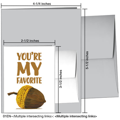 Acorn Caramel, Greeting Card (8568H)