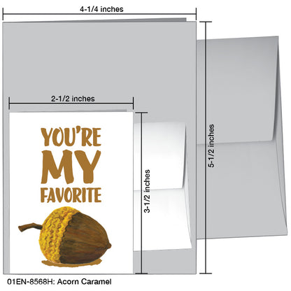 Acorn Caramel, Greeting Card (8568H)